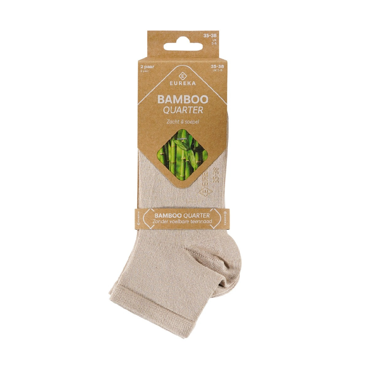 Bamboe Half-Hoge Sokken Eureka (2 paar) - Bamboowear.nl