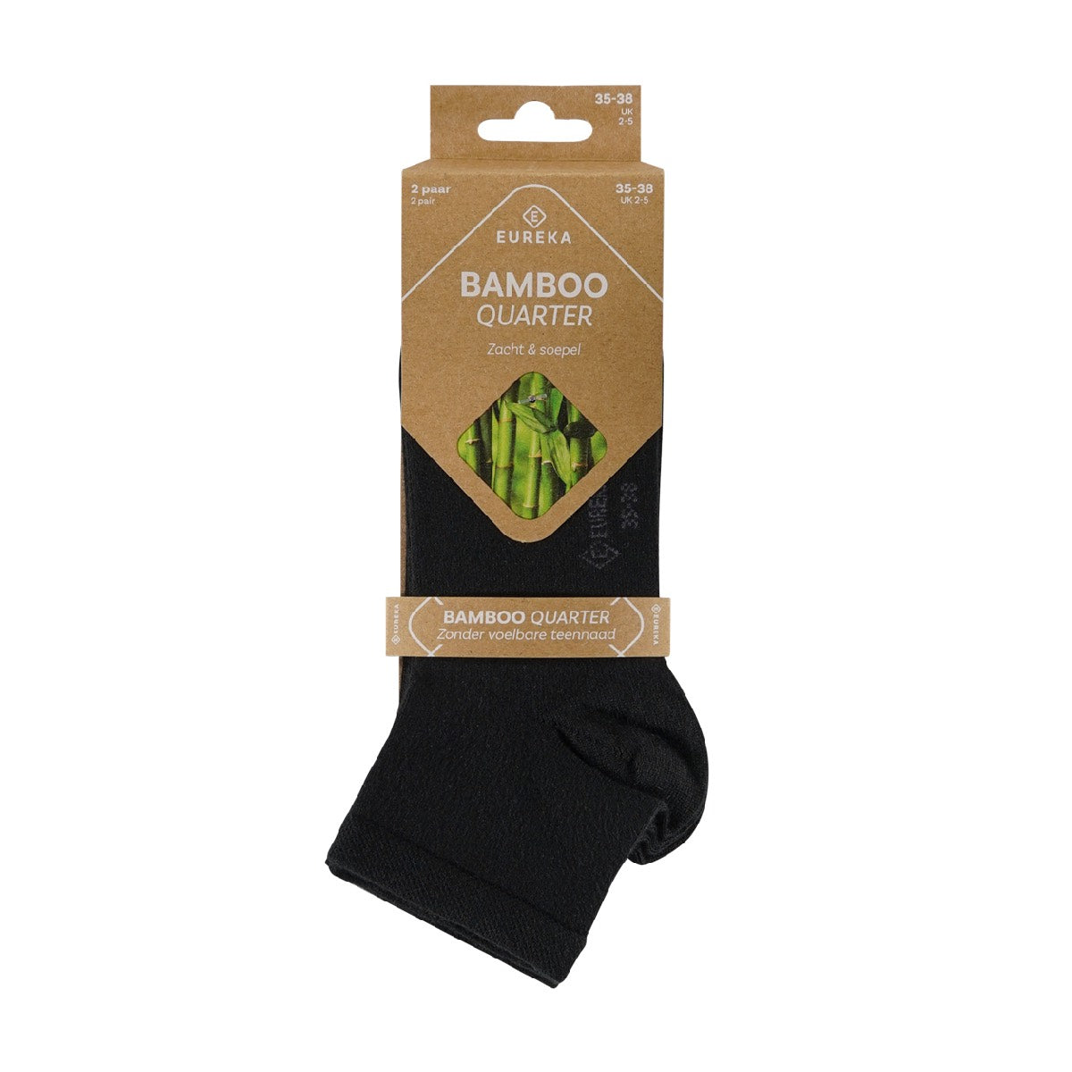 Bamboe Half-Hoge Sokken Eureka (2 paar) - Bamboowear.nl