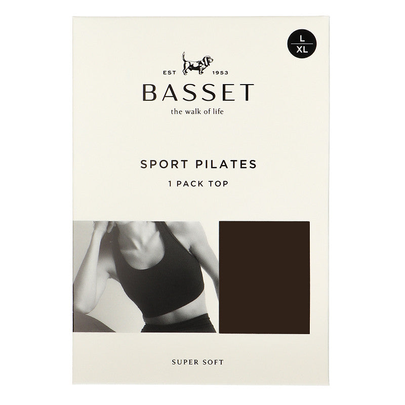 Sport top voor yoga en pilates van basset met mooie pasvorm