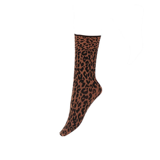 70 denier sokjes van Marcmarcs met luipaard motief Animalier