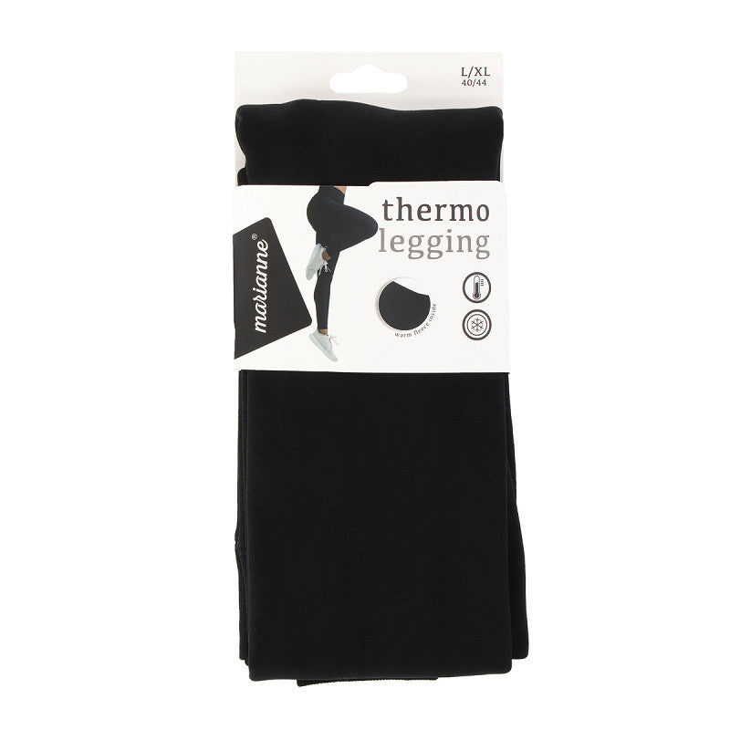 Fleece legging van Marianne, super thermo legging dubbel gevoerd met dikke fleece binnenkant
