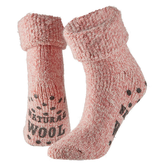 Wollen Huissok met anti-slip - Bamboowear.nl