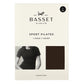 Dames sportshirt voor yoga en pilates van Basset, pilates sportshirt voor dames bruin