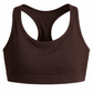 Bruine sport top voor yoga en pilates - sport bh voor dames
