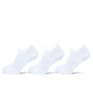 Witte heren enkelsokken van Teckel, sneakersokken zonder naad