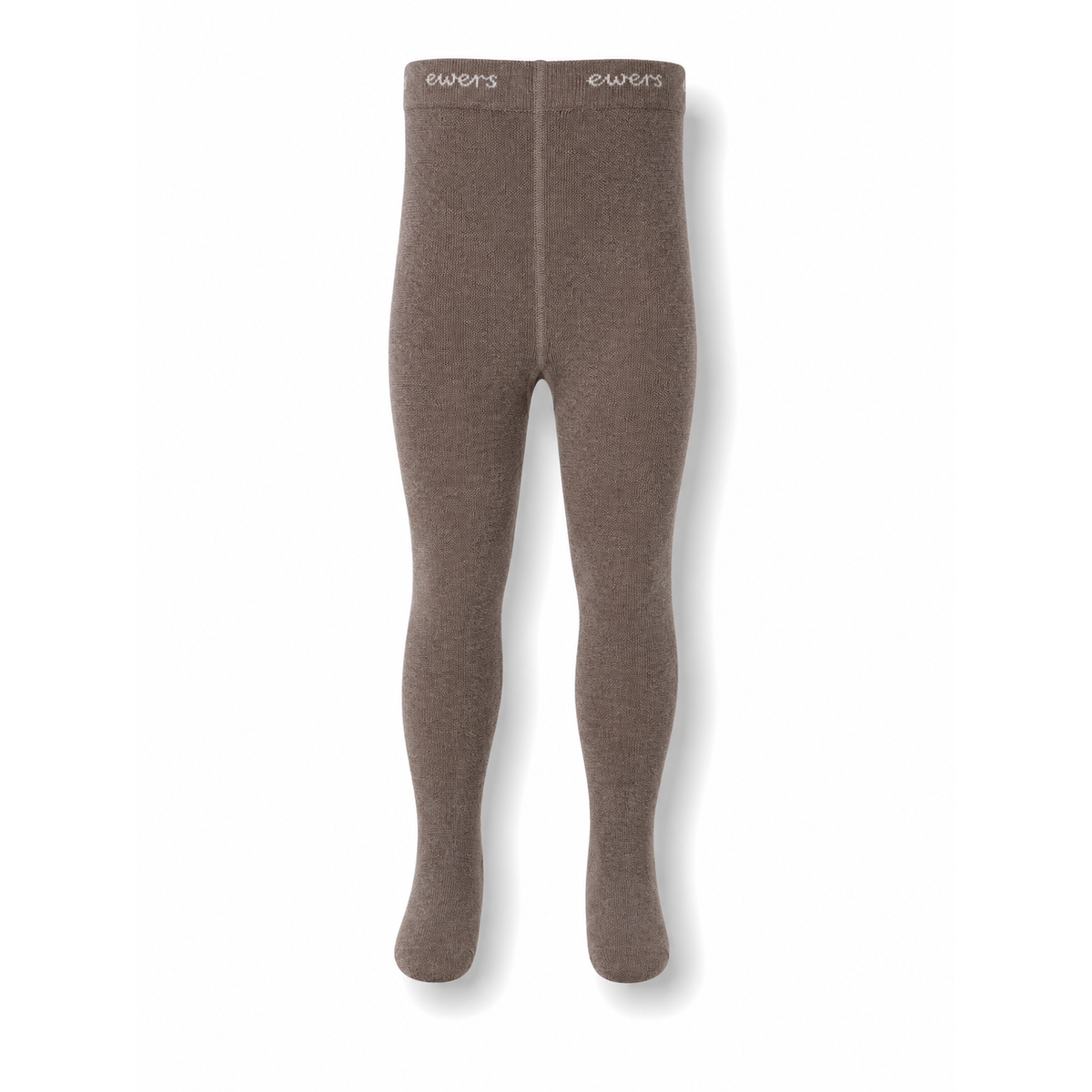 Mocha katoenen kindermaillot van Ewers, licht bruine sterke katoenen kindermaillot