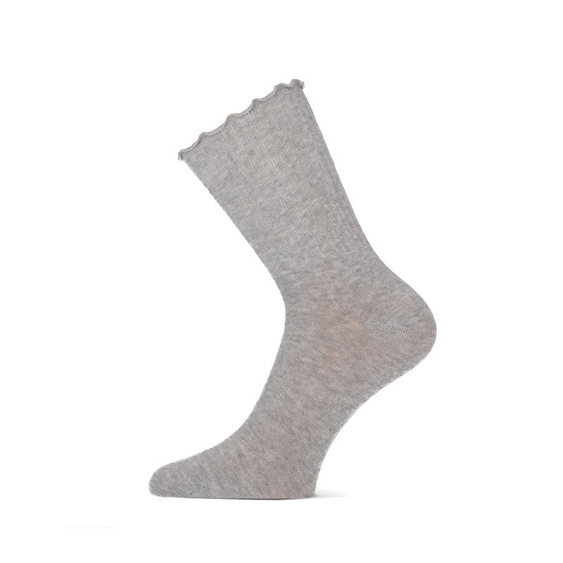 Fun sokken voor dames - ruffle top (3 paar) - Sokkentopper.nl