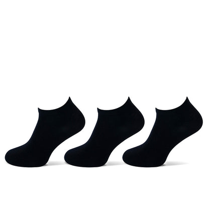 Zwarte heren enkelsokken van Teckel, lage sneakersokken