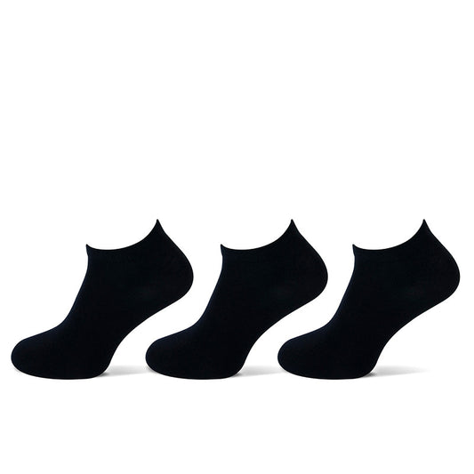 Zwarte heren enkelsokken van Teckel, lage sneakersokken