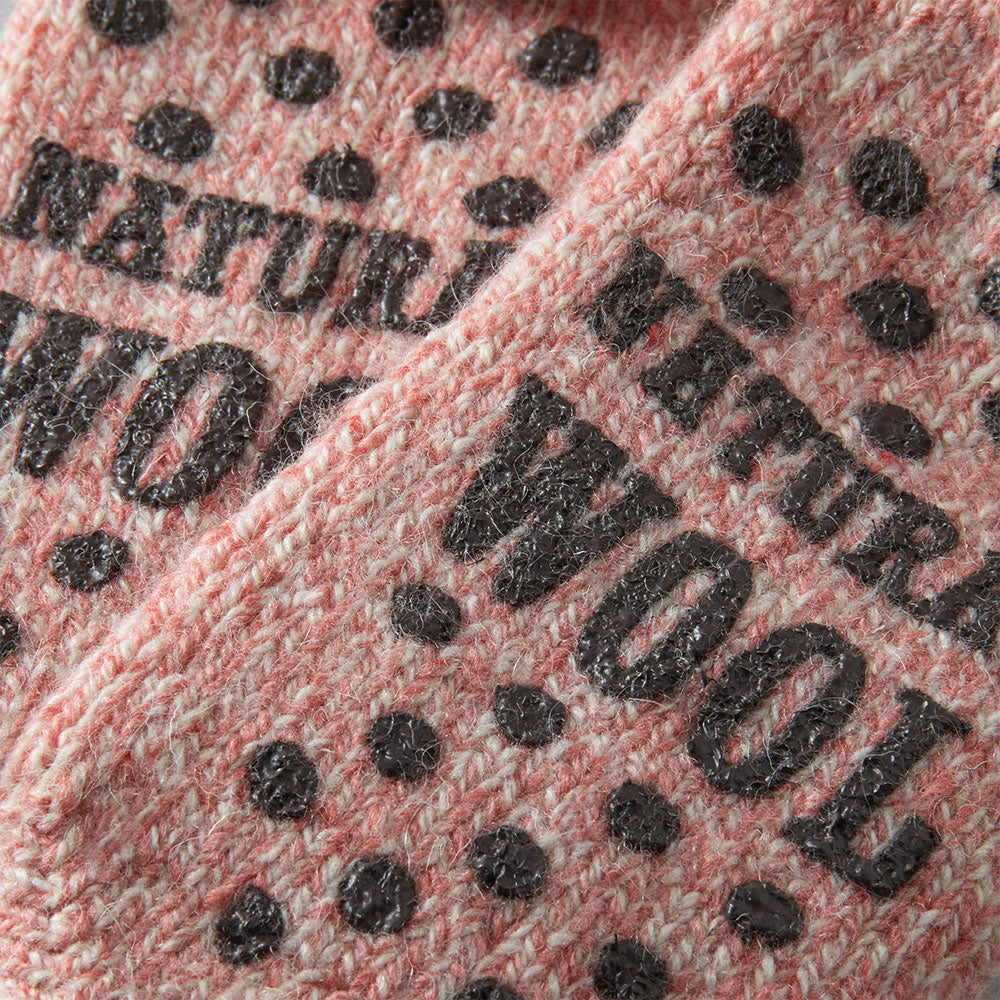 Roze wollen huissokken van Apollo, perfect kerstcadeau voor dames met koude voeten