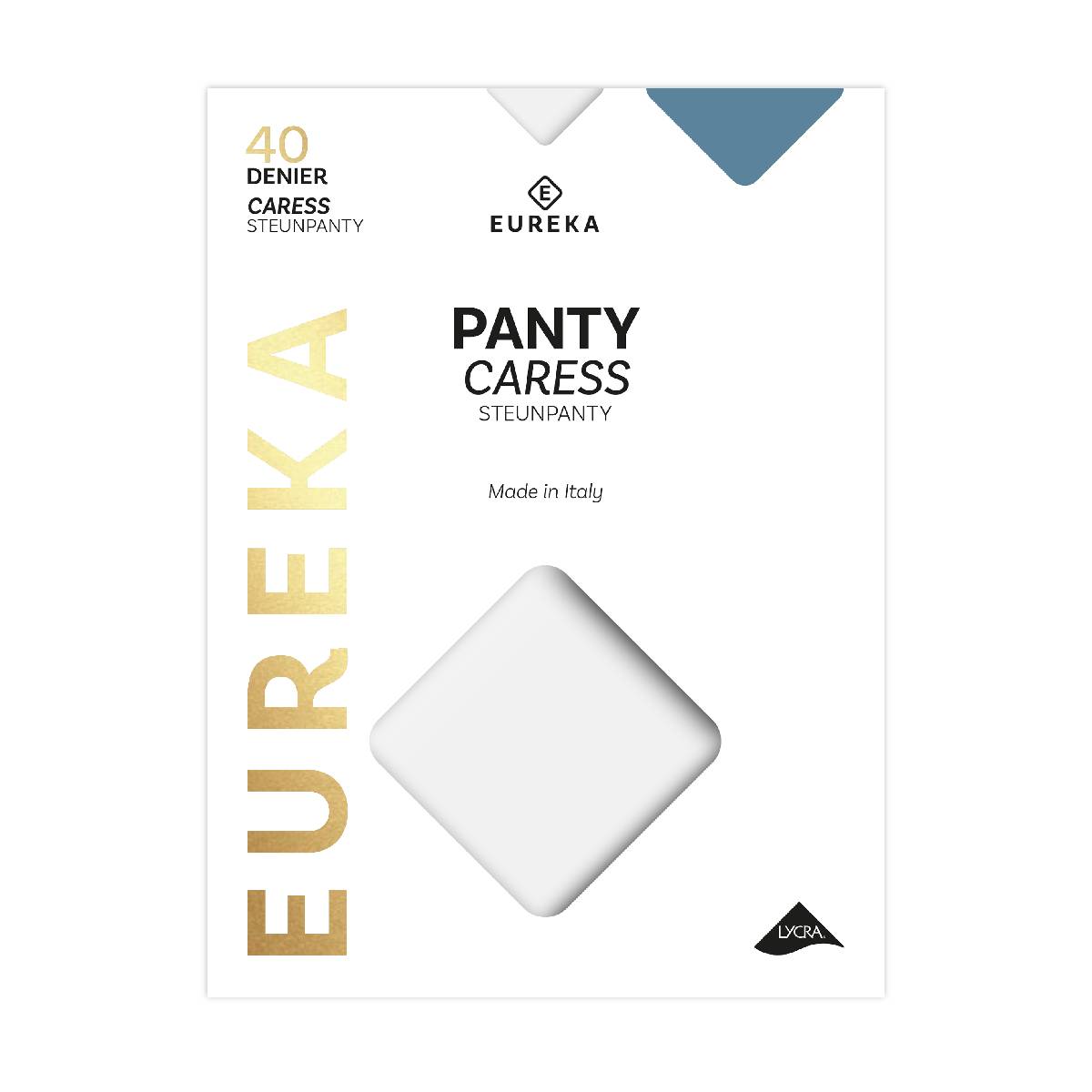 40 denier steun panty van Eureka, voor lichte ondersteuning met versterkte teen