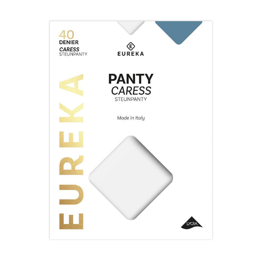 40 denier steun panty van Eureka, voor lichte ondersteuning met versterkte teen