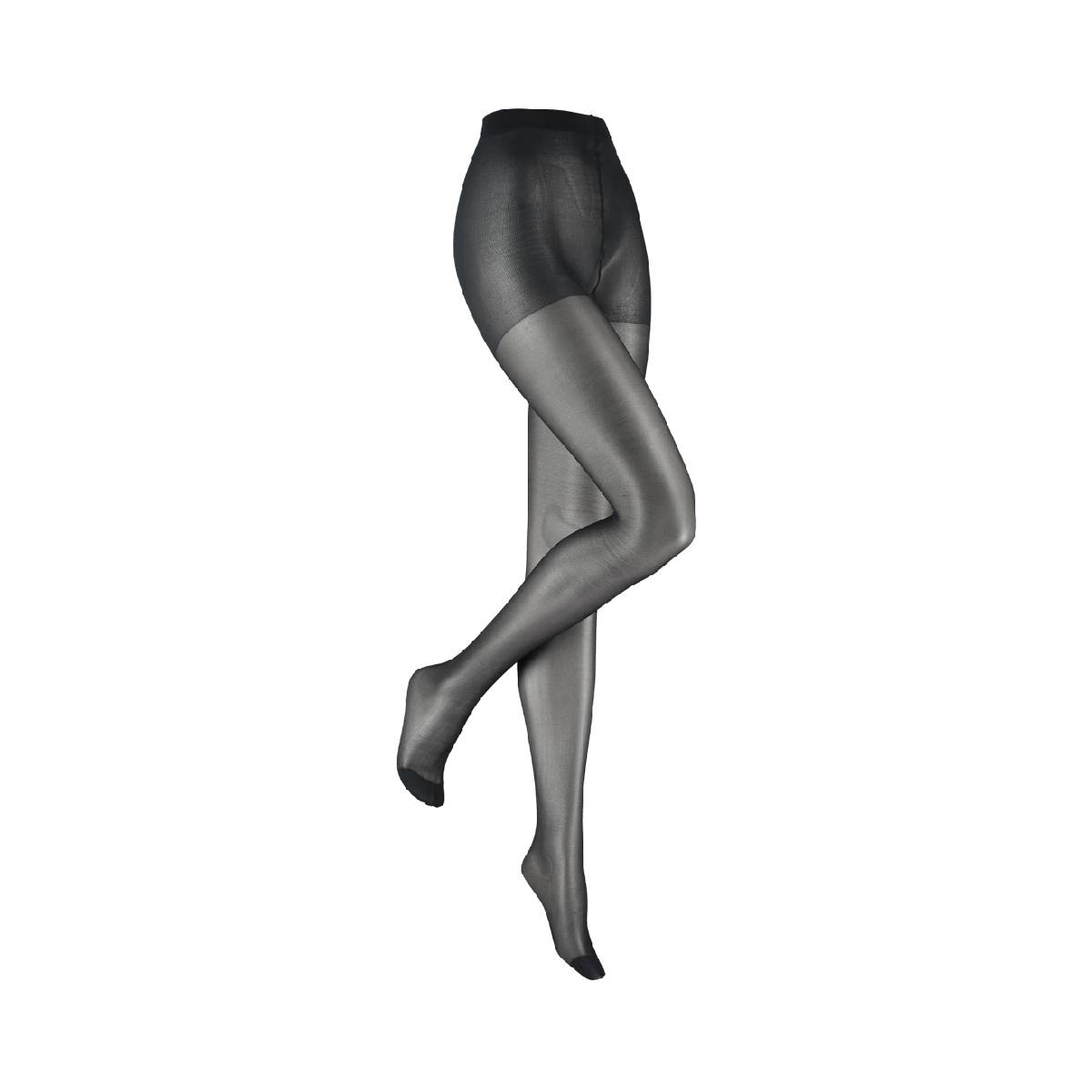 Zwarte 40 denier steun panty van Eureka, ondersteund de benen en voorkomt vermoeide en opgezette benen