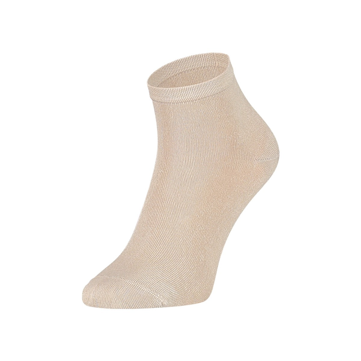 Beige halfhoge bamboe sokken van Eureka extra zacht en ademend