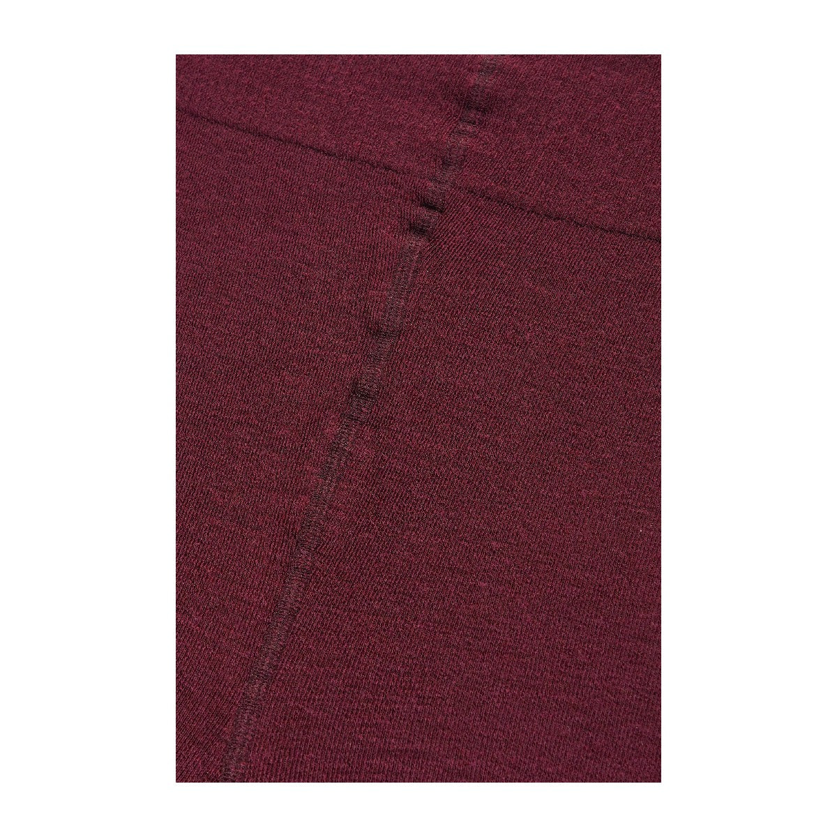 Bordo rode maillot van merinowol van Eureka, soepele gladde maillot in kleuren
