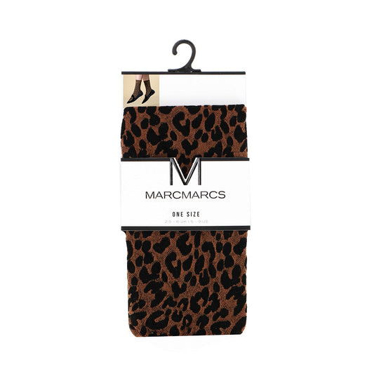 70 denier sokjes van Marcmarcs met luipaard motief Animalier verpakking