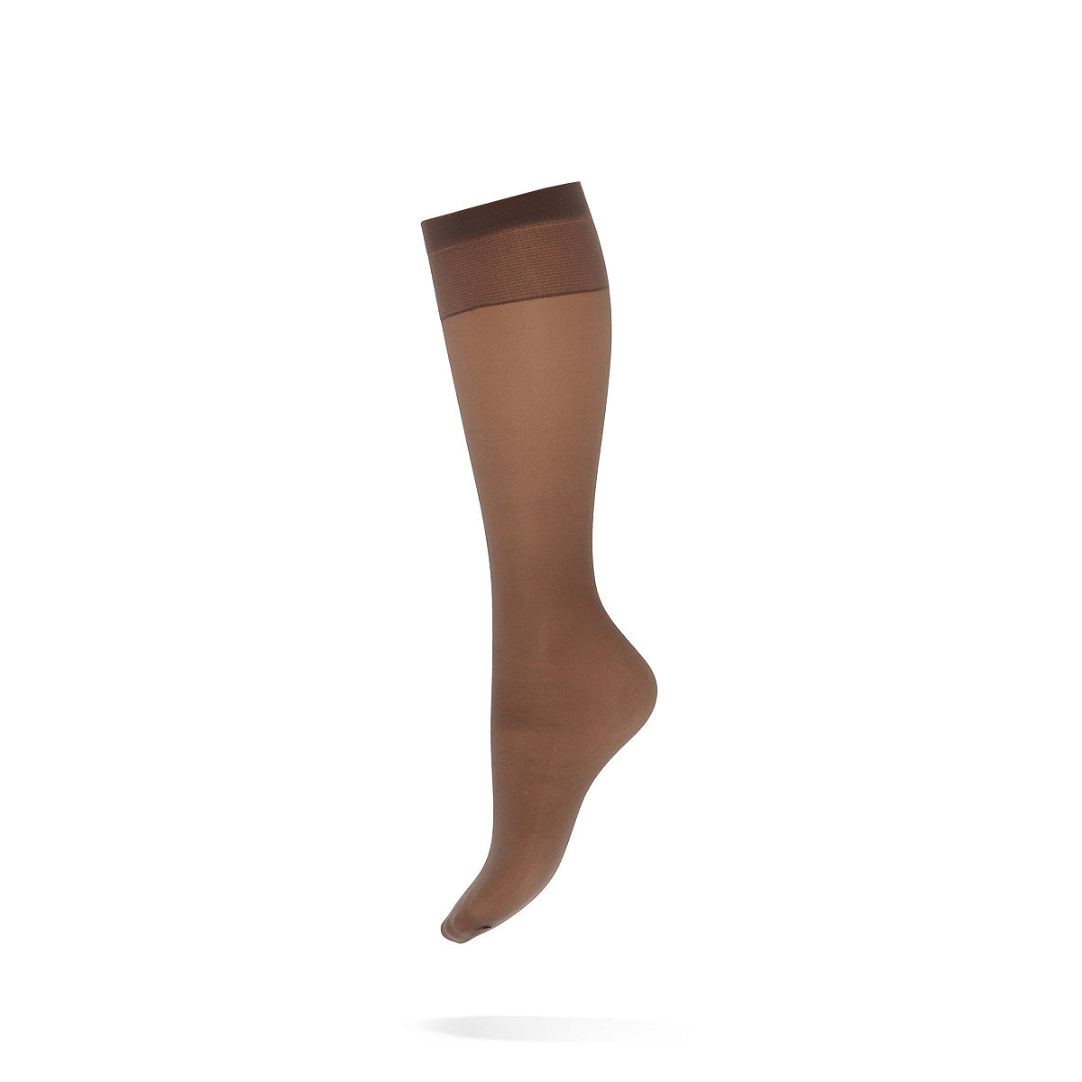 Grafiet 15 denier panty kniekousen van Marianne, stijlvolle chique pantykousjes met glans