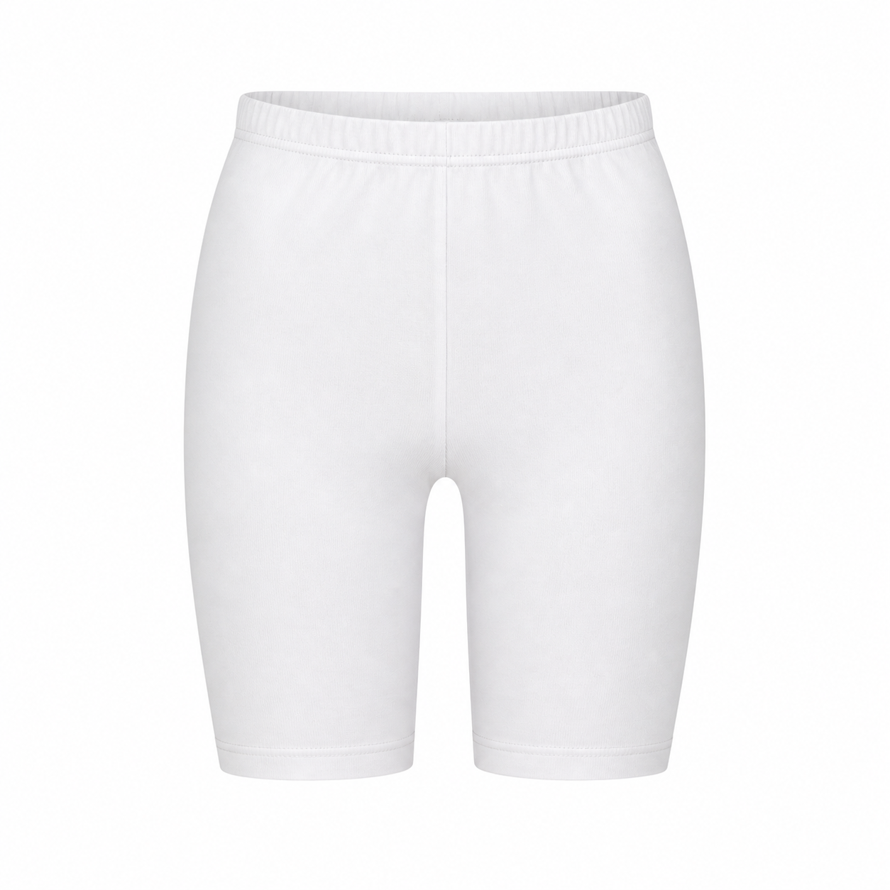Witte katoenen fietsbroek van Marianne, anti schuur broekje voor onder een zomerse rok