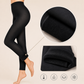 Fleece legging van Marianne, dikke thermo legging met zwarte fleece voering