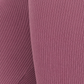 Lila rib legging van Sarlini, stevige paarse legging in felle kleuren