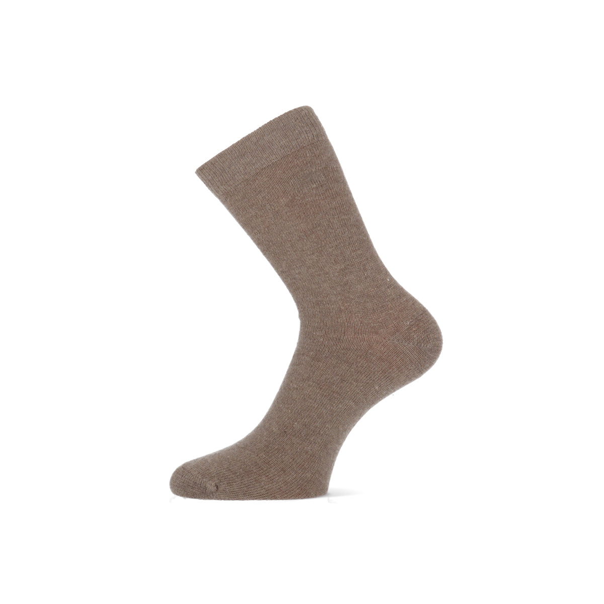 Beige bruine alpaca wollen sokken van Teckel, dunne wollen sokken zonder naden