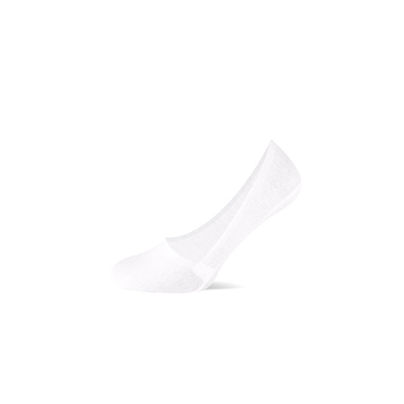 Witte sneaker sokken van Teckel, invisible sokken heren en dames laag model